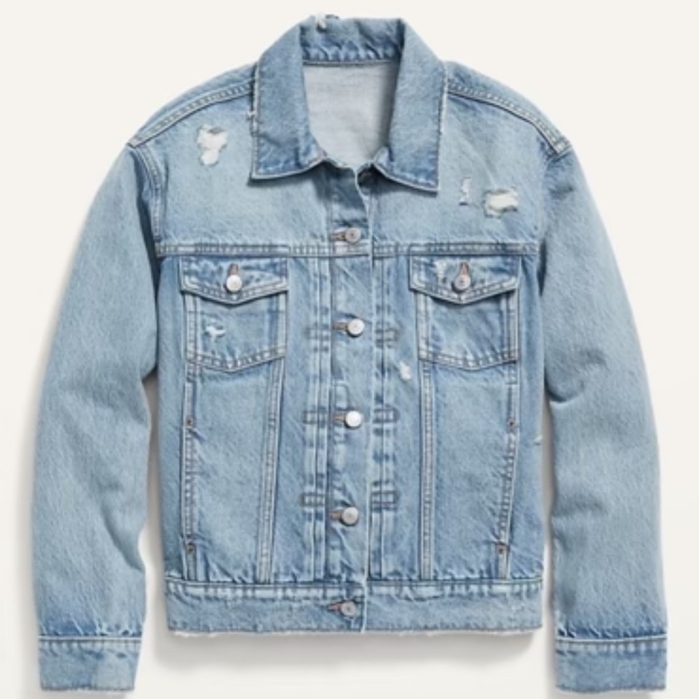Old Navy Women's Light Blue Jean Jacket